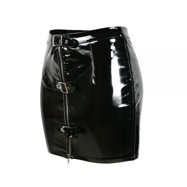 Latex Pencil Skirt