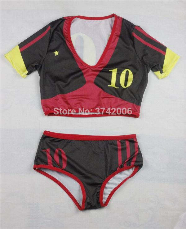 Girl Sexy High School Football Baby Soccer Cheerleader Costume 11 Country Brazil Australia France Spain Italy Mexico Uniform - Imagen 5