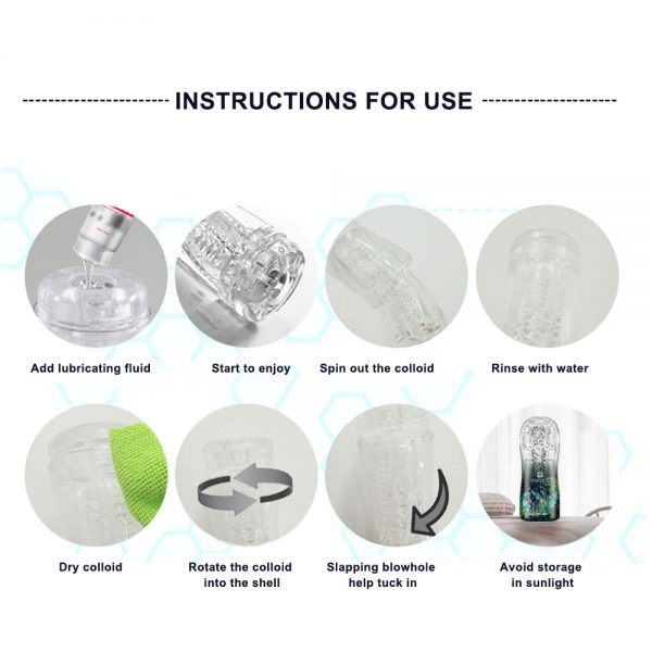 Safiman Masturbator Cup Endurance Exercise Vacuum Pocket Cup – Bild 2