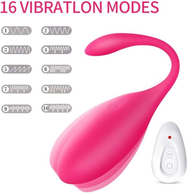 LEVETT 16 Speed Wireless Vibrating Ben Wa Kegel Ball Eggs Vibrator - Image 2