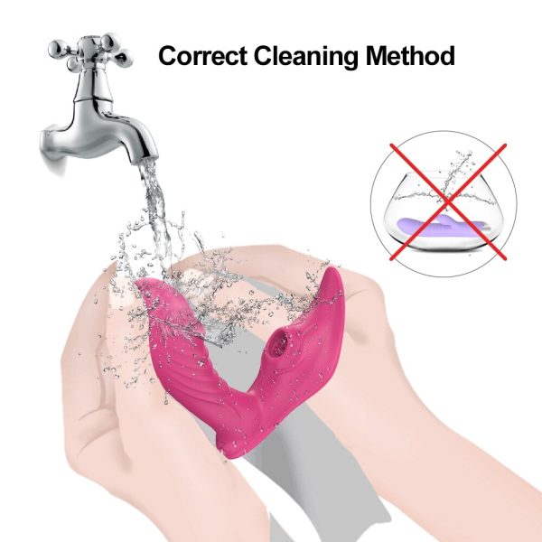 Safiman Sucking Dildo Vibrator G Spot Clit Sucker Clitoris Stimulator with Remote Control - Image 6