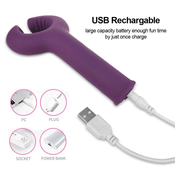 Safiman G spot Dildo Vibrator Clitoris Stimulator Ring Vagina Penis Waterproof Vibrator - Imagen 4