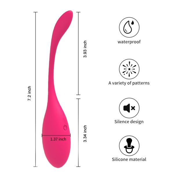 LEVETT Wireless APP Control Vibrating Egg G Spot Stimulator Kegel Ball - Image 3