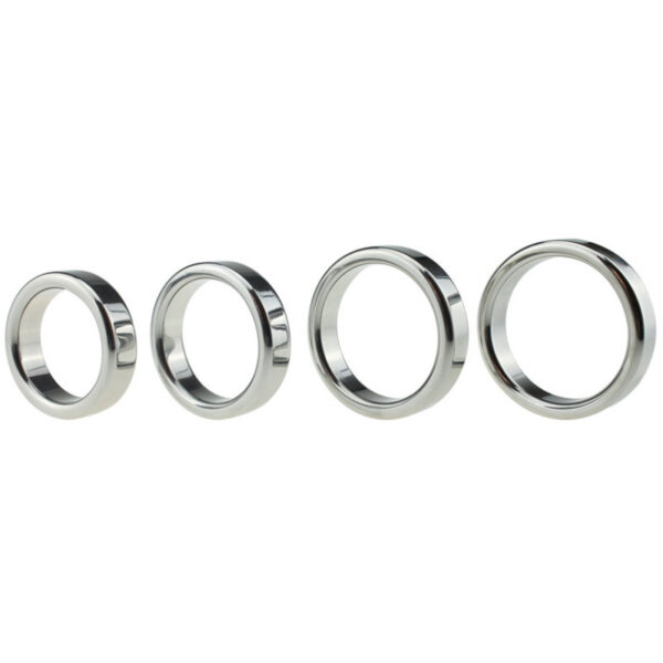 Stainless Steel Cock Ring Delay Ejaculation Erection Exercise – Bild 4