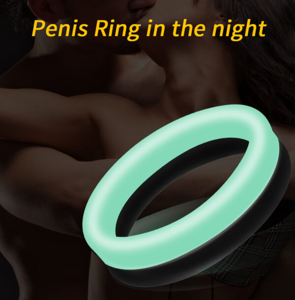 Male Cock Ring Penis Ring Delay Ejaculation Scrotal Binding Ball Stretcher anillos para hombre Silicone Cockring Sex Toy For Men - Imagen 6