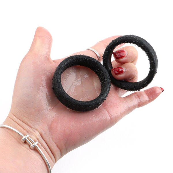 2023 New Penis Ring Elastic Cock Ring Delay Ejaculation Silicone Sex Toys for Men Adult Products - Image 3