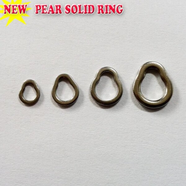 2018NEW for pear solid ring 304 stainless steel material strong test 100pcs/lot - Image 2