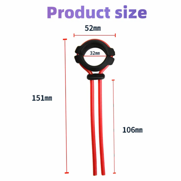Adjustable Size Silicone Penis Ring Male Lasting Cockring Delay Ejaculation Sex Toys Erection Scrotum Bind Cock Ring For Men 18+ - Image 3