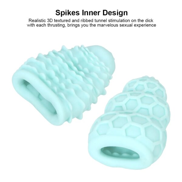 Male Masturbator Cup Portable Penis Trainer Penis Massage Adult Sex Toys Stretchy Silicone Vagina Egg Vacuum Pocket Cup for Men - Image 5