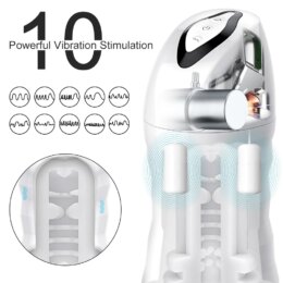 Electric massager with 10 vibration settings for muscle relief.