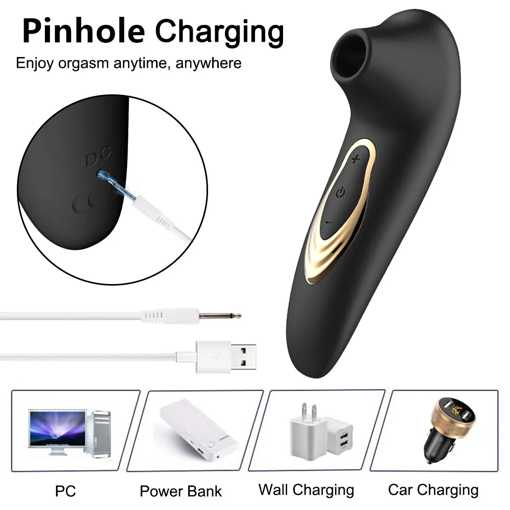 Portable device with pinhole charging via USB and adapters.