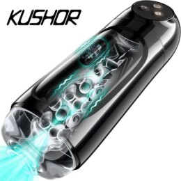 Futuristic black gadget with glowing details