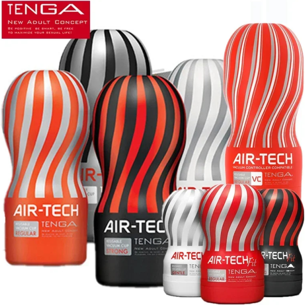 Tenga Air-Tech vacuum cups in various colors