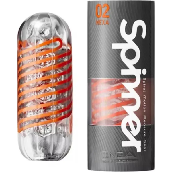 Transparent device with spiral pattern and packaging