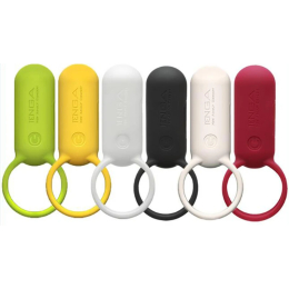 Colorful capsule keychains in six colors