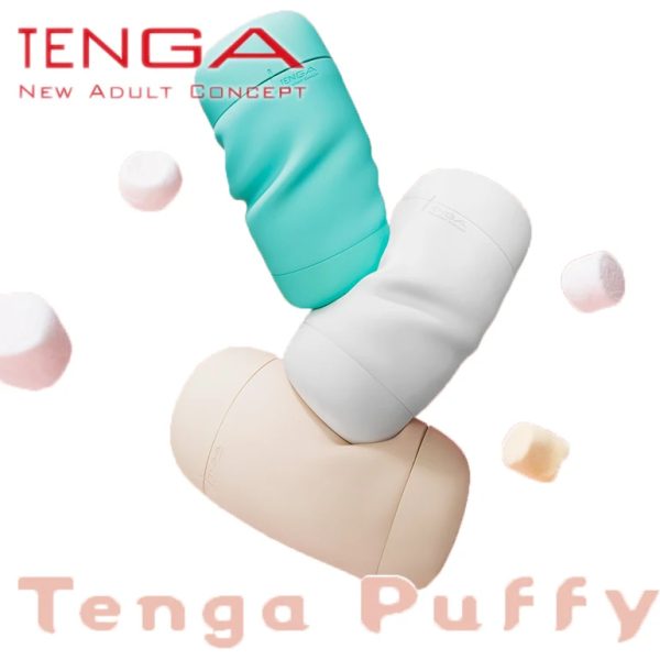 Tenga Puffy products with marshmallows
