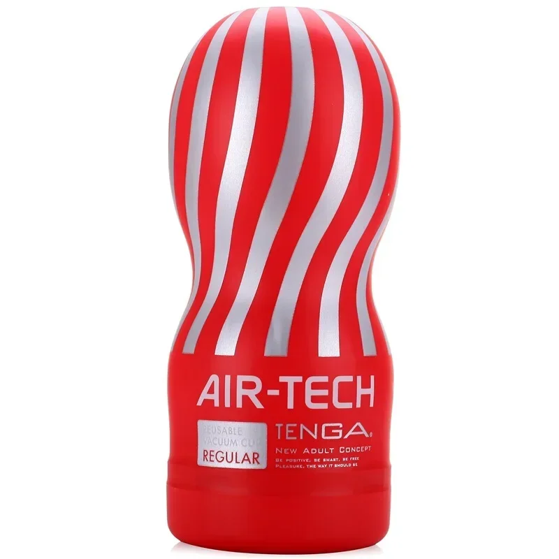 Red and white striped Tenga Air-Tech cup