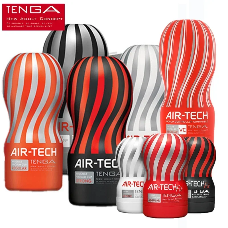 TENGA Air-Tech adult product lineup in various colors