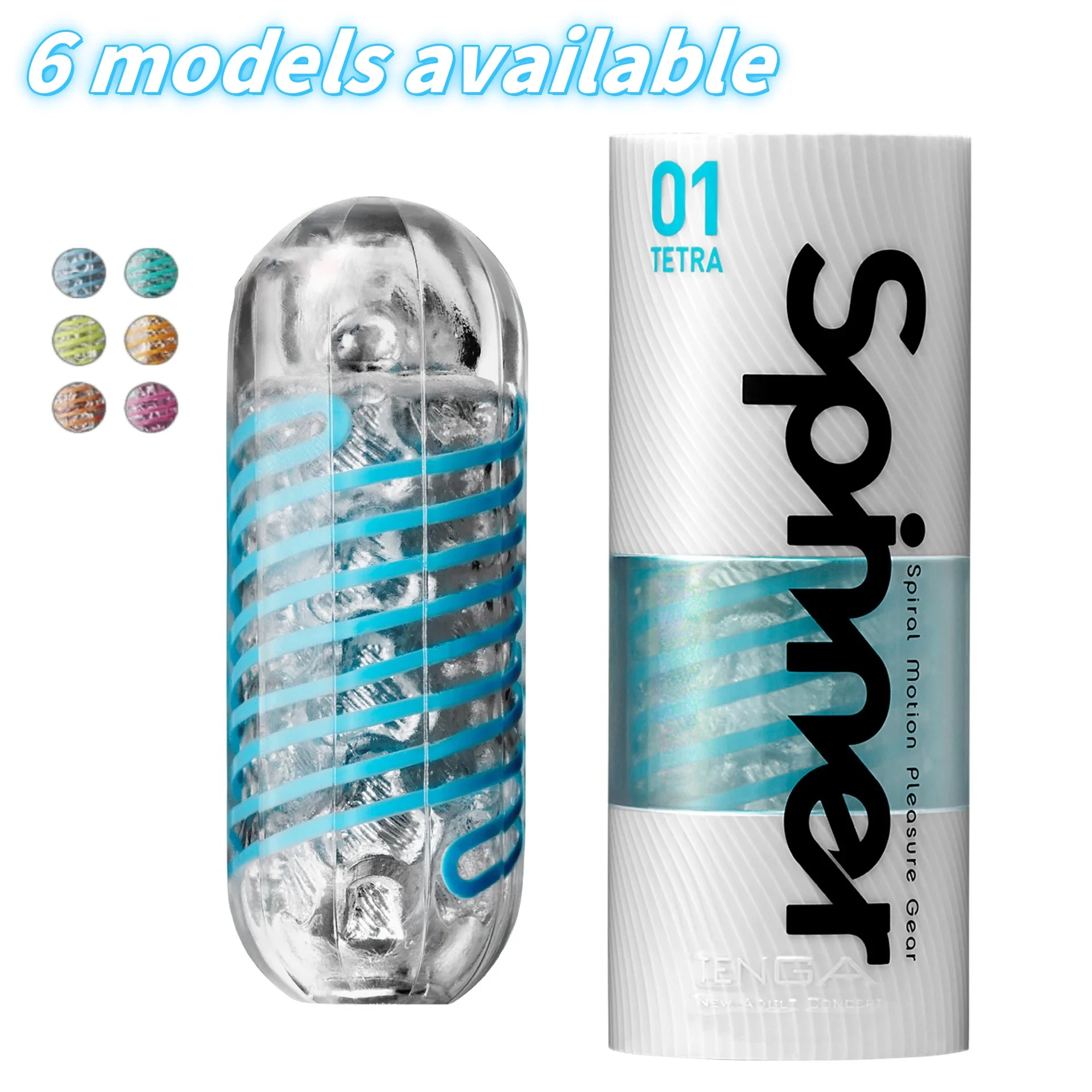 Tenga Tetra Spiral Motion pleasure device packaging