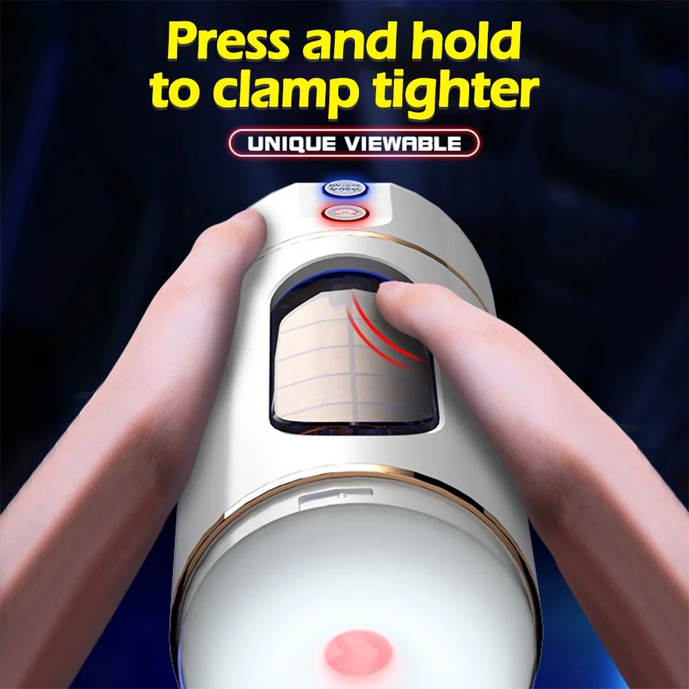 Hands adjusting clamp on viewable personal device