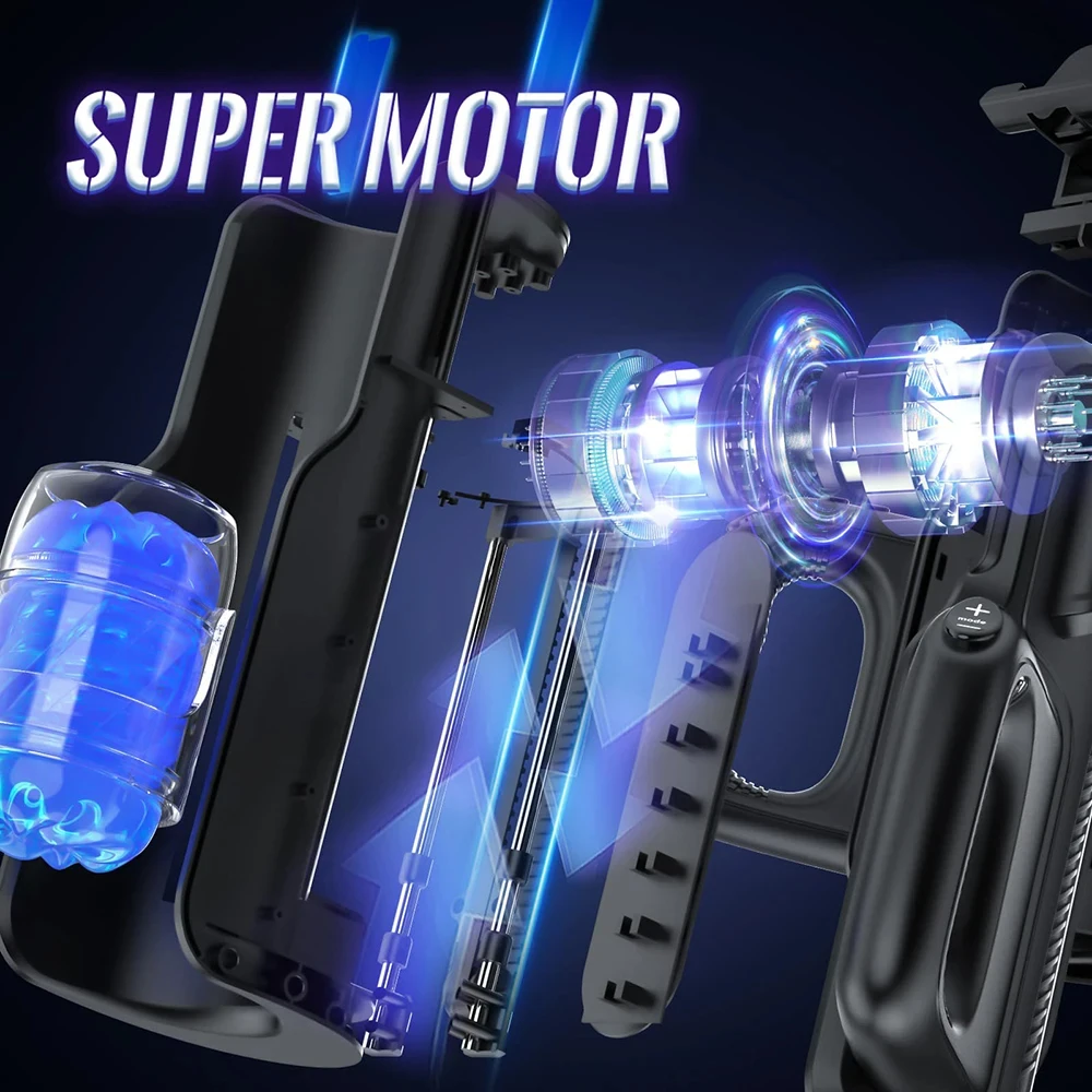 Exploded view of high-tech super motor components