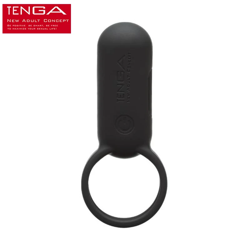 Black TENGA vibrating ring adult accessory