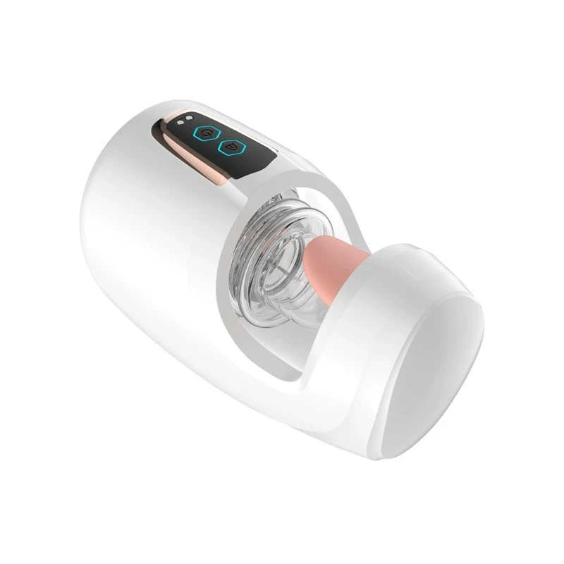Automatic male masturbator device with digital controls