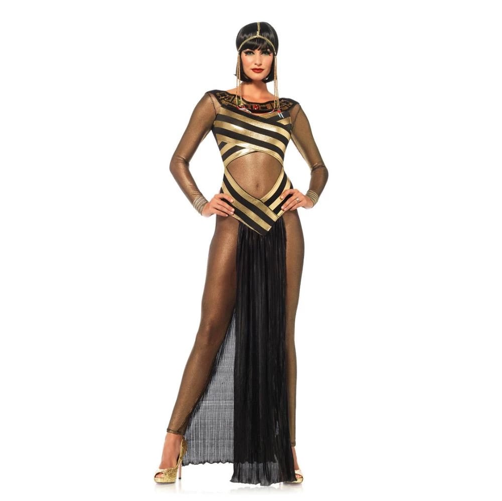 Sexy Erotic Cleopatra Costume Greek Goddess Egypt Queen Exotic Dress Image
