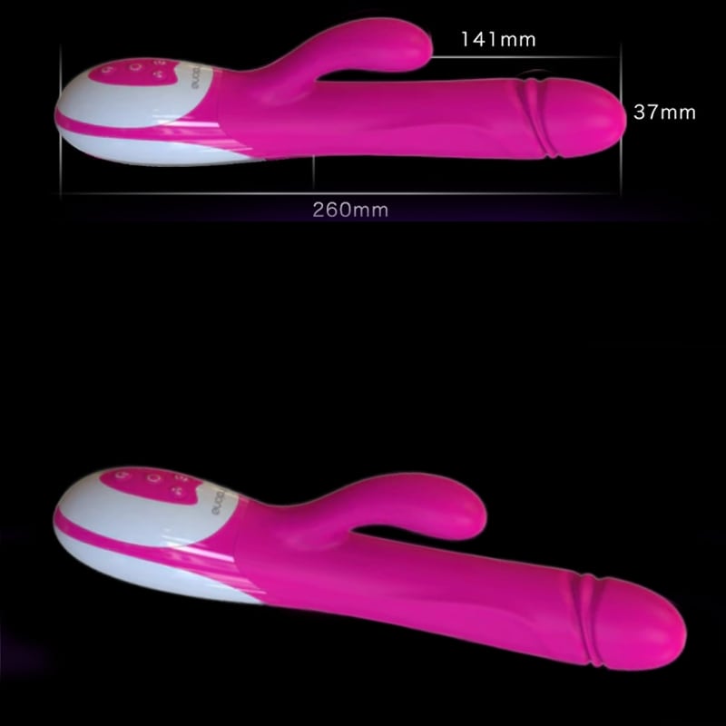Nalone Powerful Rotation G Spot Stimulator Rabbit Vibrator Size Image